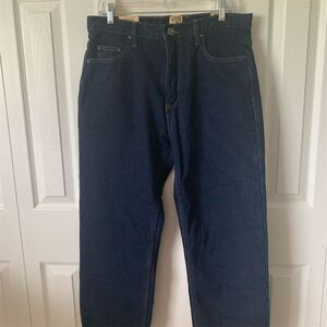 Red Head‎ Men's Relaxed Fit Straight Jeans Blue Size 33x30 Dark Wash